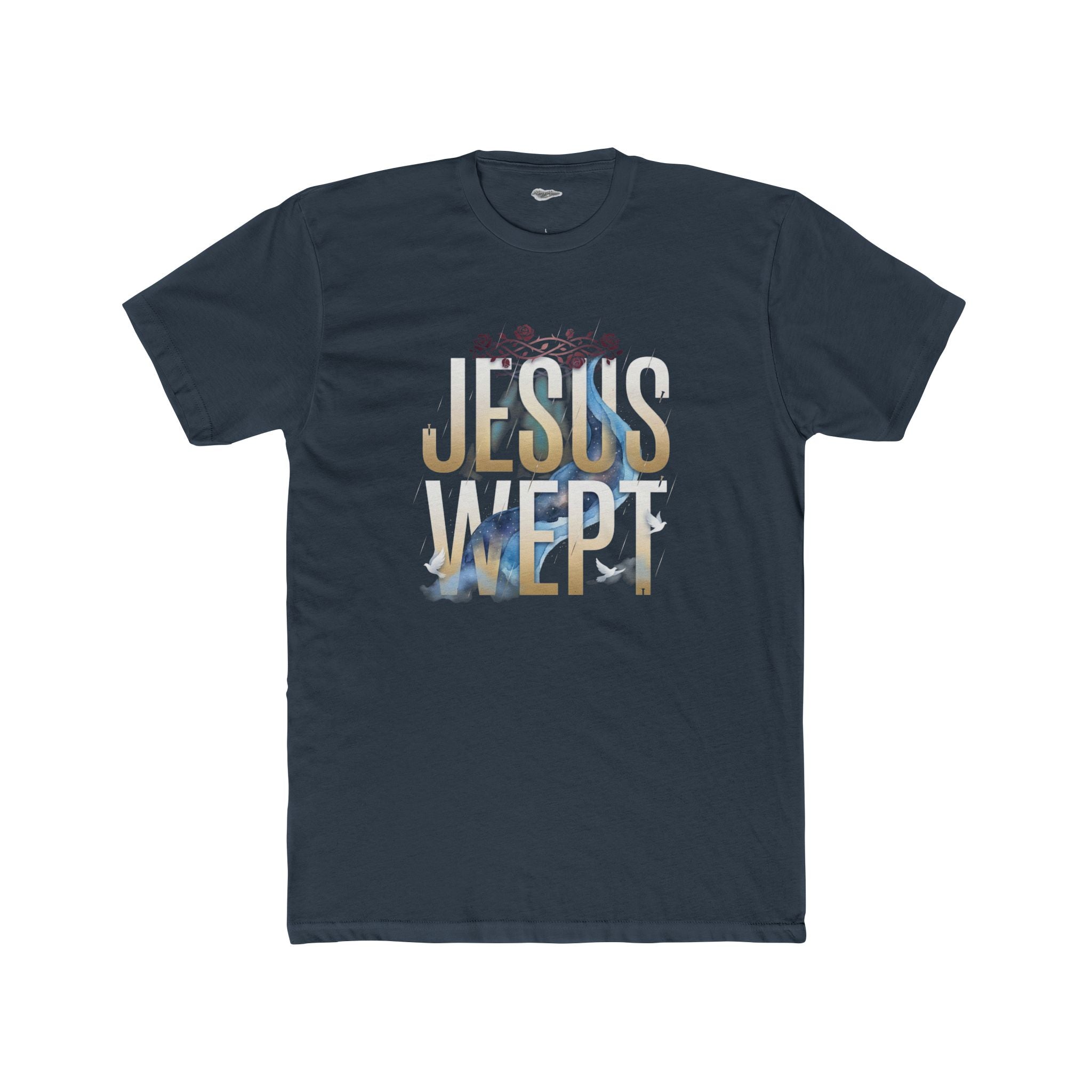 "Jesus Wept" Graphic Tee — Unisex Cotton T-Shirt
