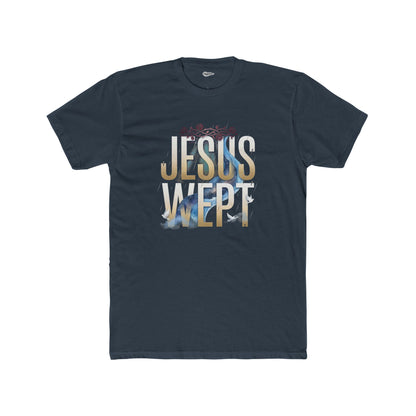 "Jesus Wept" Graphic Tee — Unisex Cotton T-Shirt