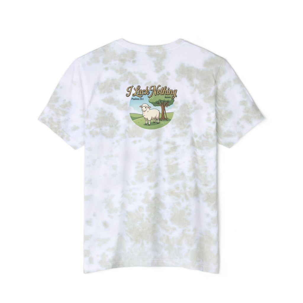 Tie-Dye T-Shirt — "The Lord is my Shepherd" Christian Graphic
