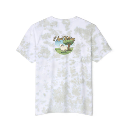 "The Lord Is My Shepherd" Tie-Dye Graphic Tee — Unisex Cotton T-Shirt