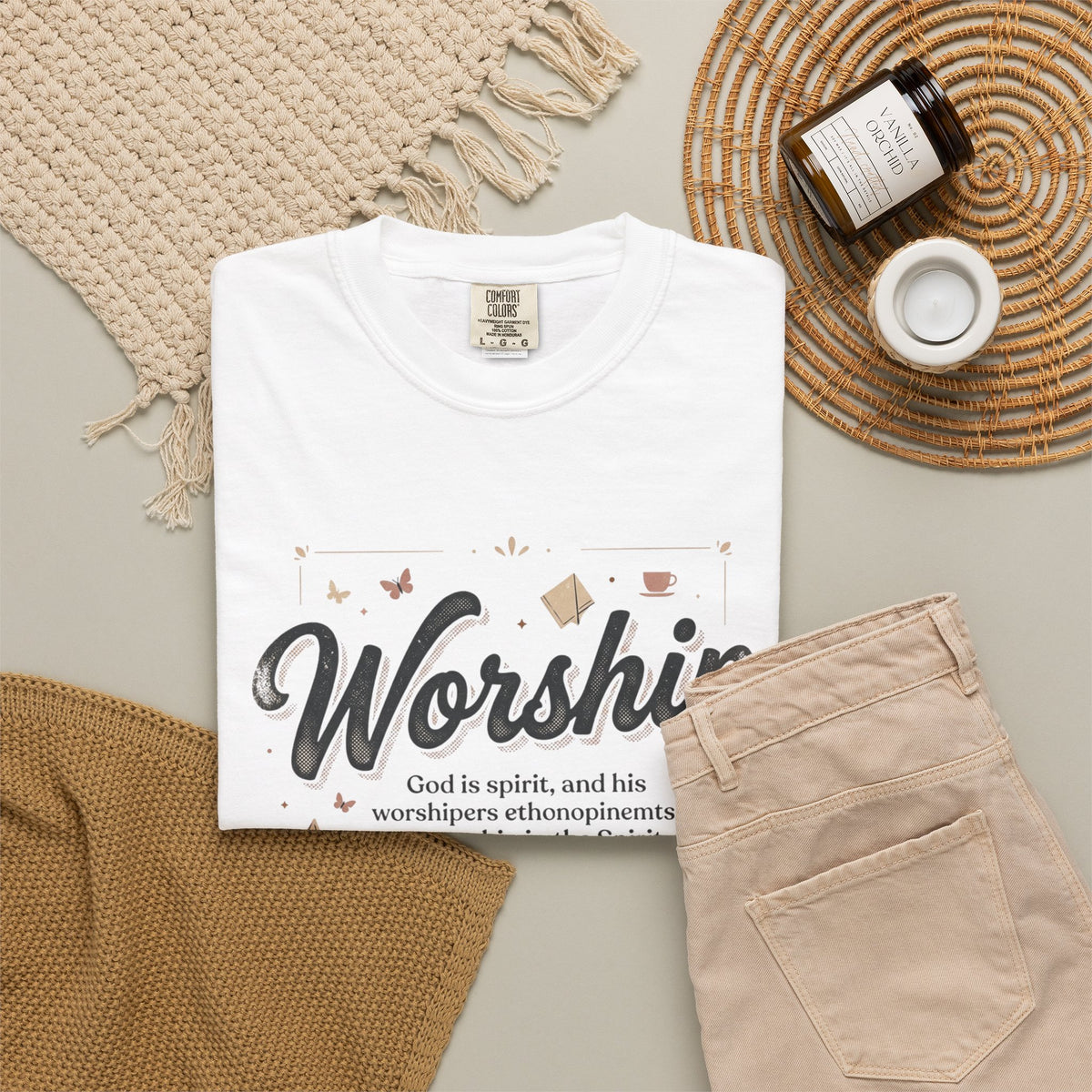 Mercy Manna Worship Inspirational T-Shirt