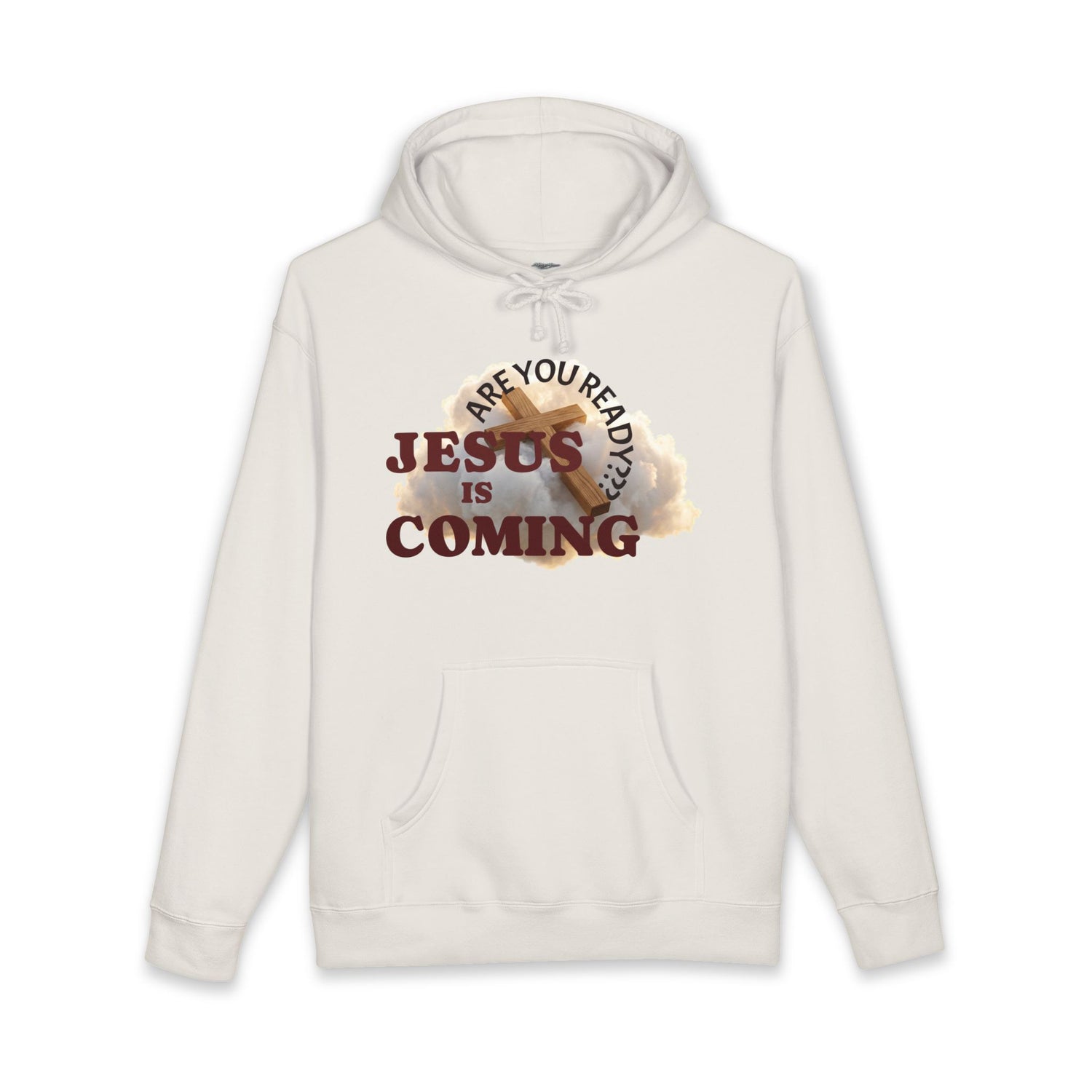"Are You Ready?" Graphic Pullover Hoodie — Unisex Fleece Sweatshirt