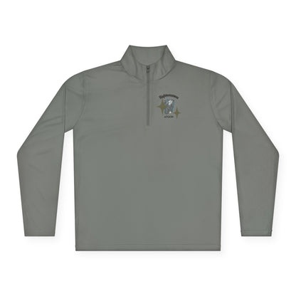 "Breastplate of Righteousness" Quarter-Zip Pullover — Unisex Graphic Sweatshirt