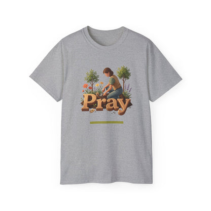 Pray Graphic Tee — Unisex Cotton T-Shirt
