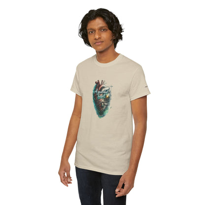 "A Guarded Heart" Graphic Tee — Unisex Cotton T-Shirt