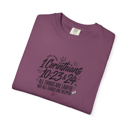 1 Corinthians 10:23-24 Scripture T-Shirt