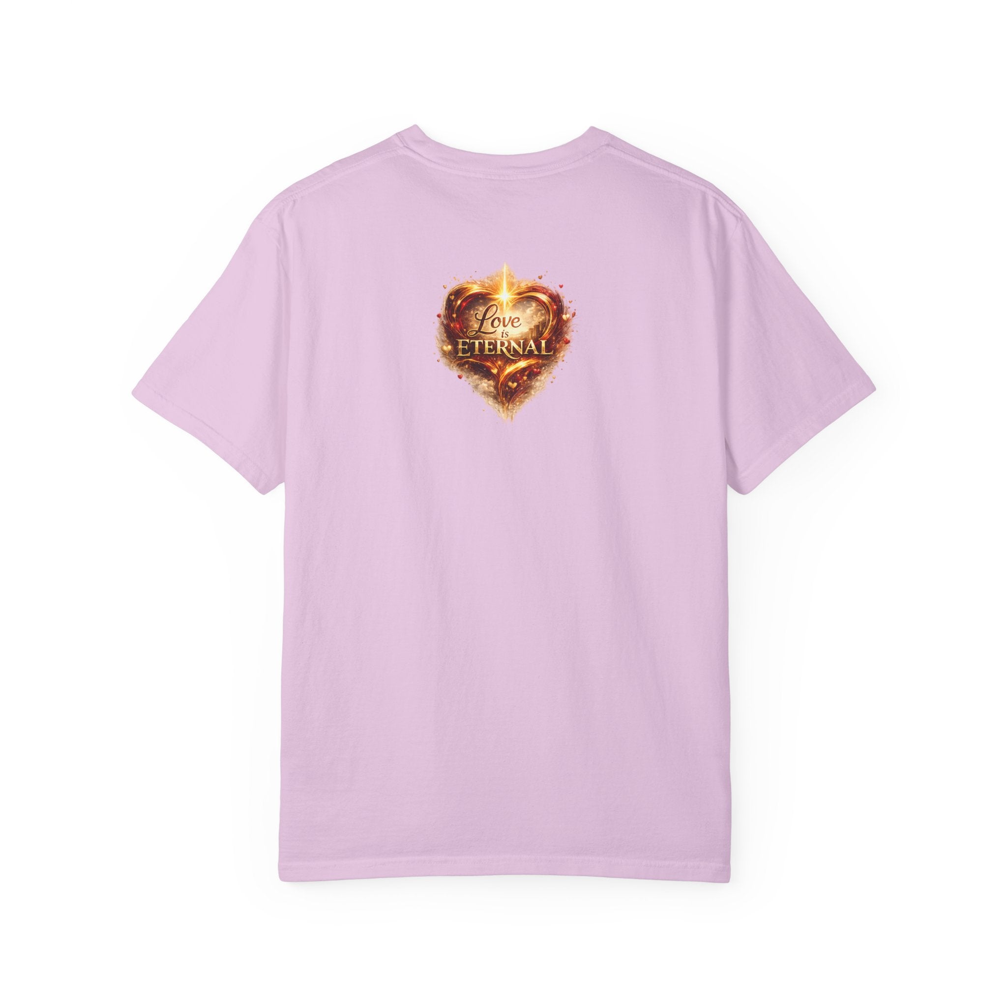 Love Is Eternal Heart T-Shirt — 1 Corinthians 13 Agape Faith-Inspired Tee