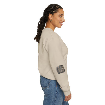 Mercy Manna My Redeemer Crewneck Sweatshirt – Stone Graphic Love Pullover