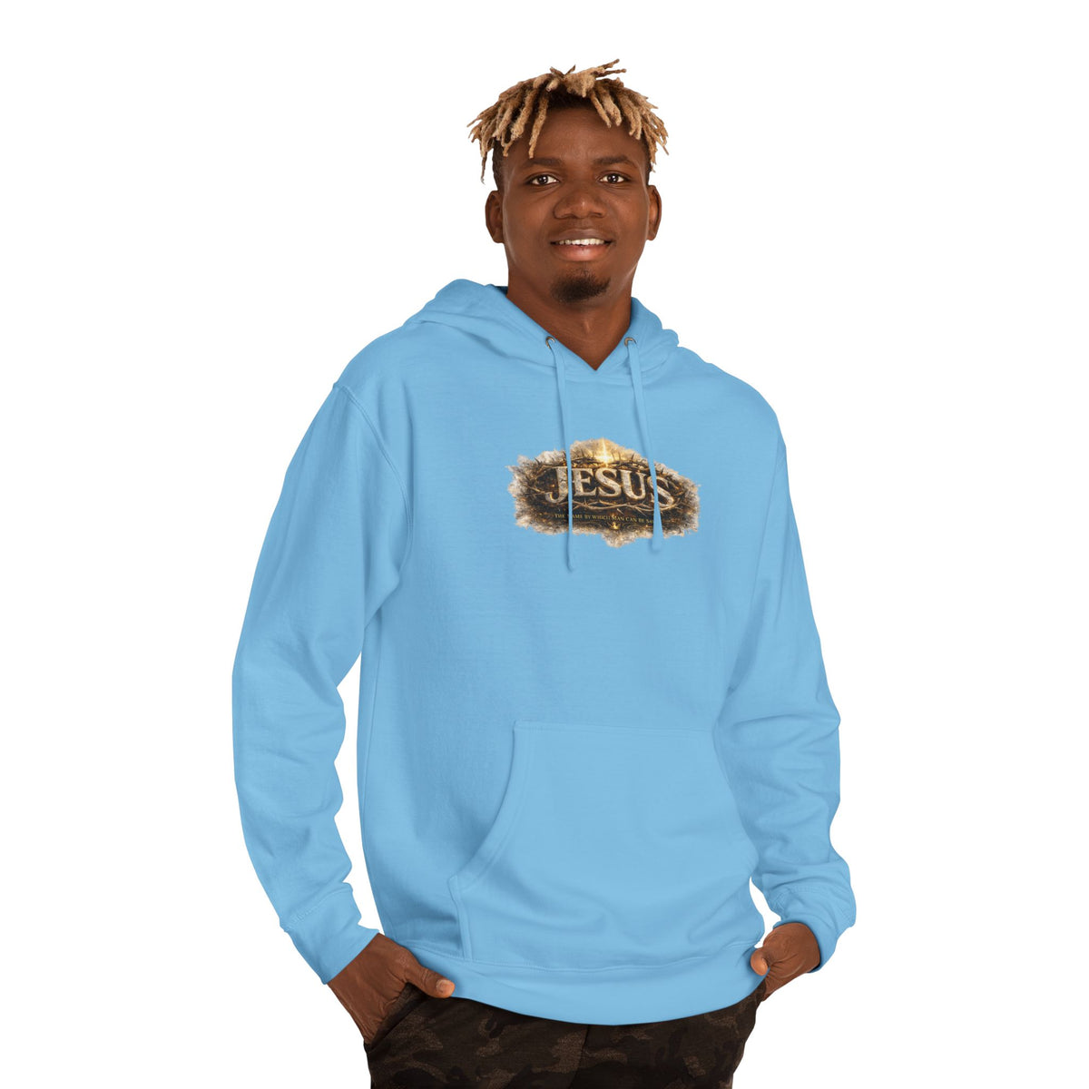 Graphic Hoodie — Rustic Gold Crown of thorns Pullover