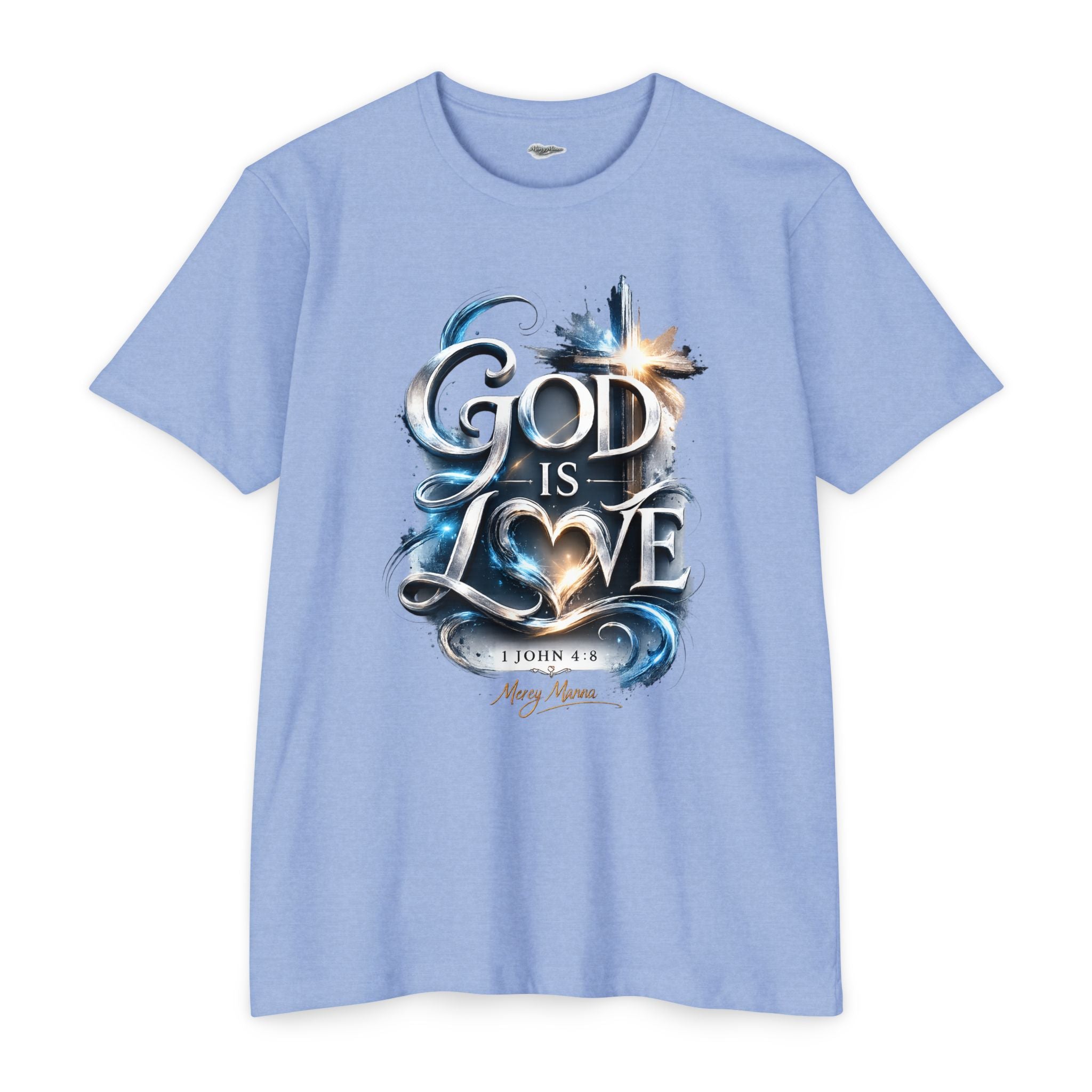 God Is Love T-Shirt — Christian Faith Tee (1 John 4:8)