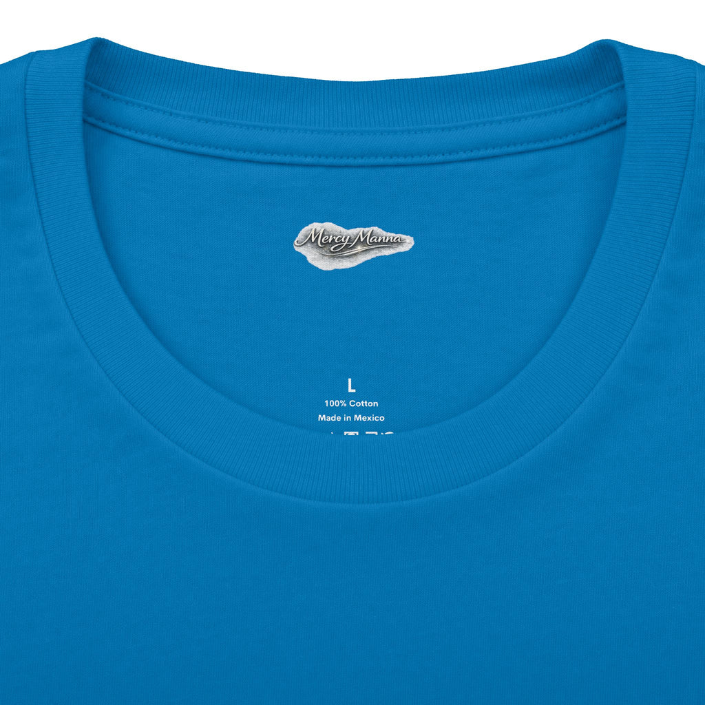 Not By Might Tee — Zechariah 4:6 Vintage Cloud Typography