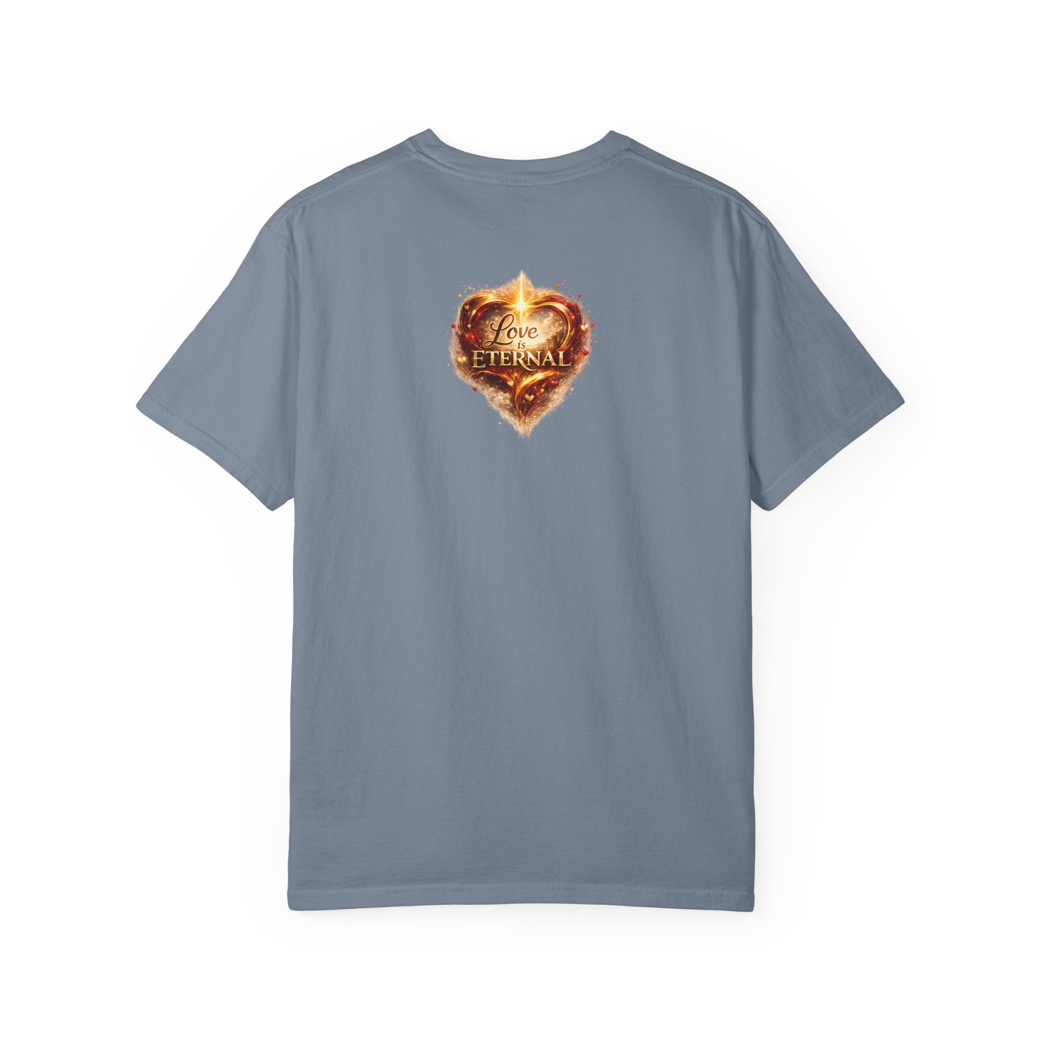 Love Is Eternal Heart T-Shirt — 1 Corinthians 13 Agape Faith-Inspired Tee