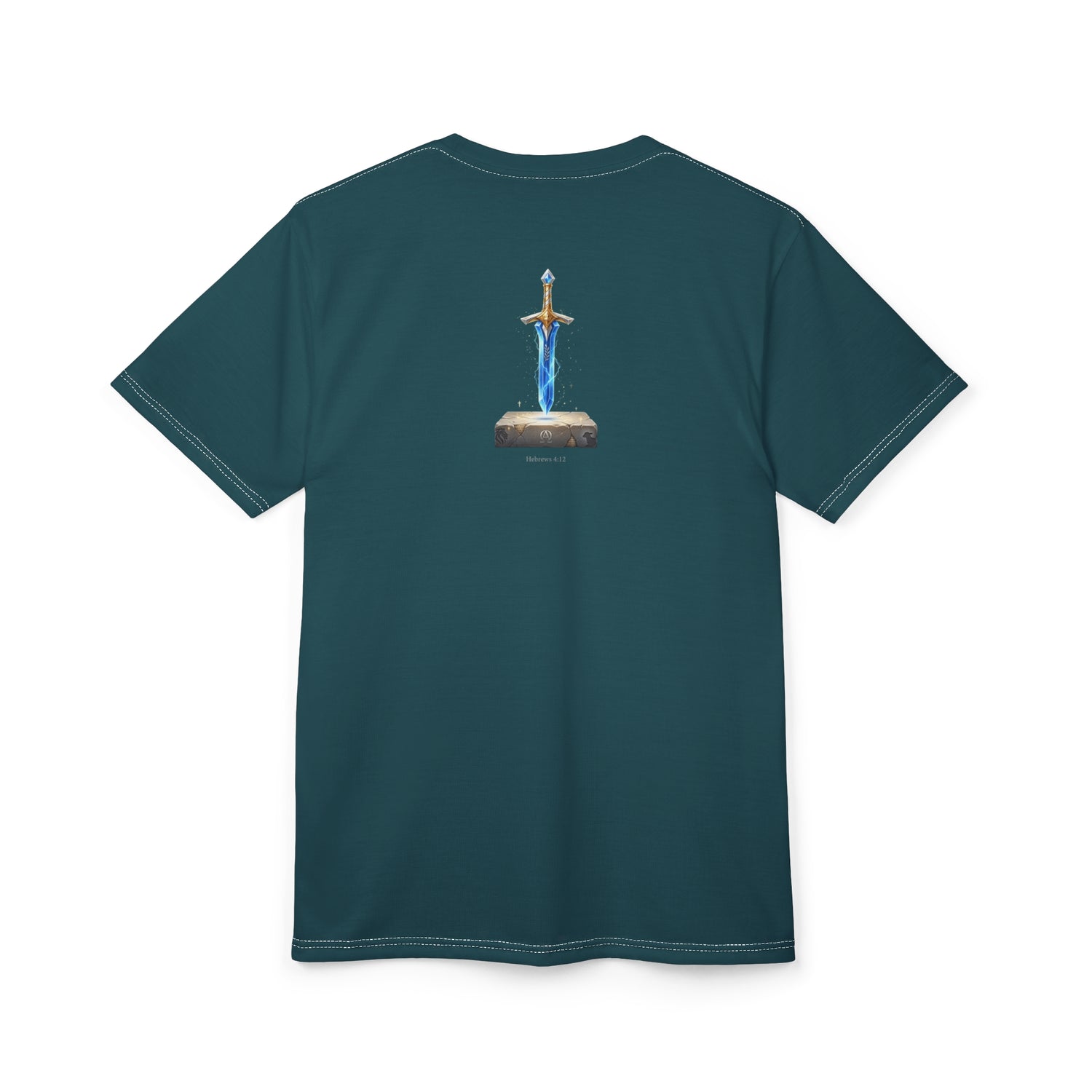 "Hebrews 4:12" Sword Graphic Tee — Unisex Cotton T-Shirt