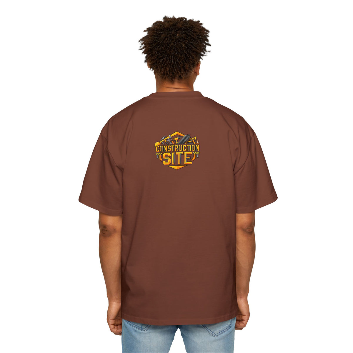 Construction Site Tee — "Coming Soon: Image of God" Graphic T-Shirt