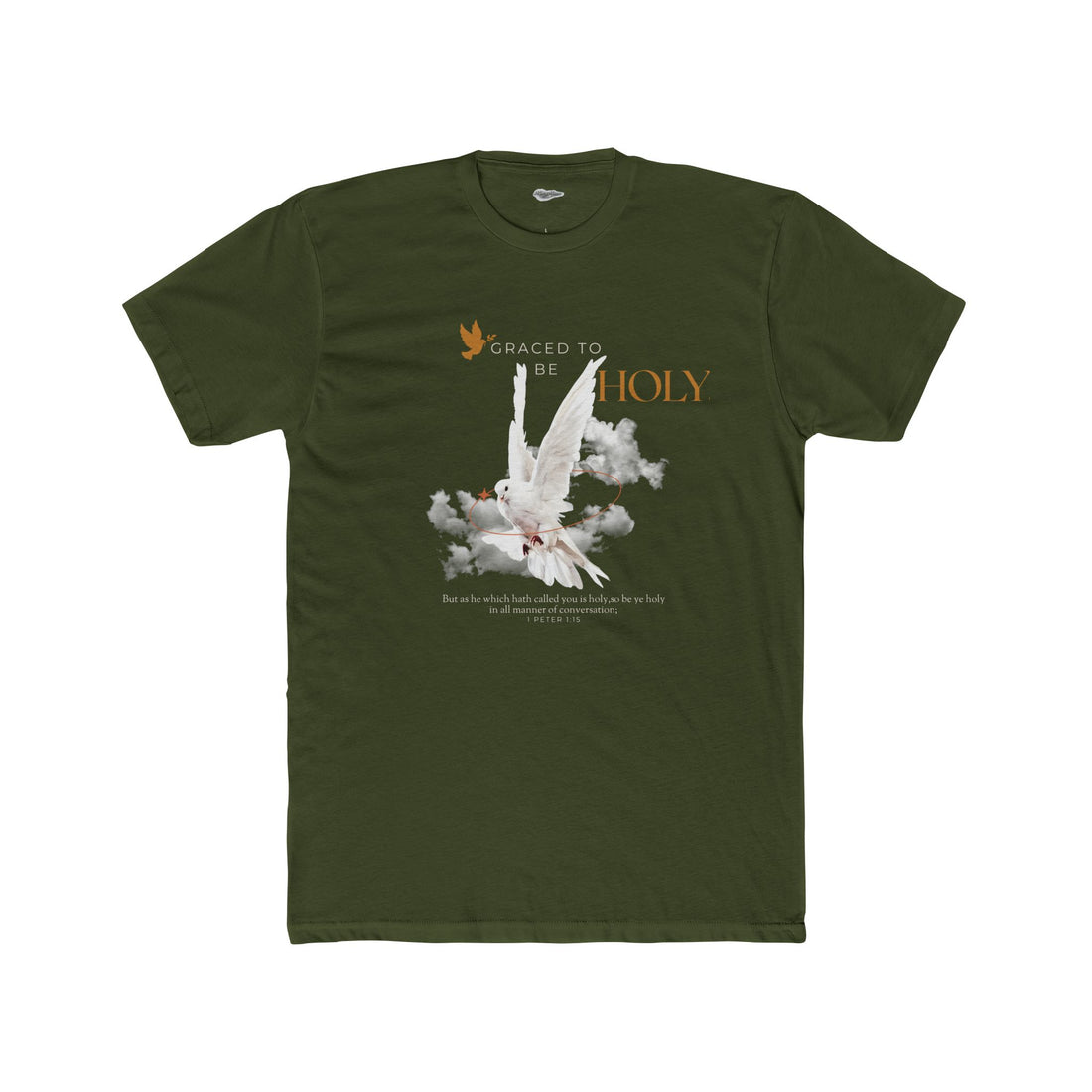 Holy Dove Minimalist Graphic Tee — Unisex Cotton T-Shirt