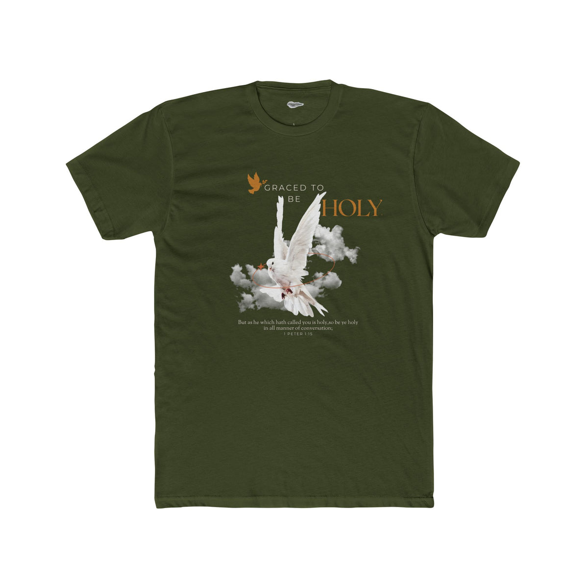 Holy Dove Minimalist Graphic Tee — Unisex Cotton T-Shirt
