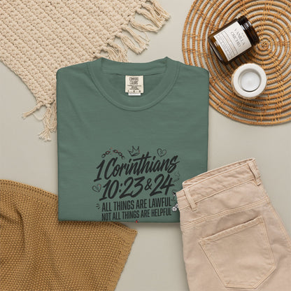 1 Corinthians 10:23-24 Scripture T-Shirt