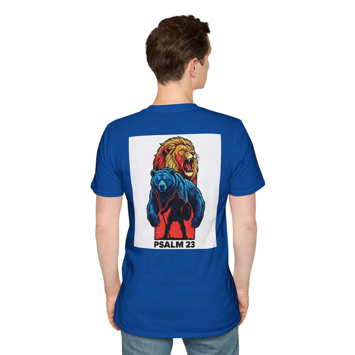 No Fear No Lack No Delay Tee — Psalm 23 Christian T-Shirt