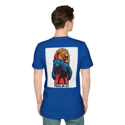 No Fear No Lack No Delay Tee — Psalm 23 Christian T-Shirt
