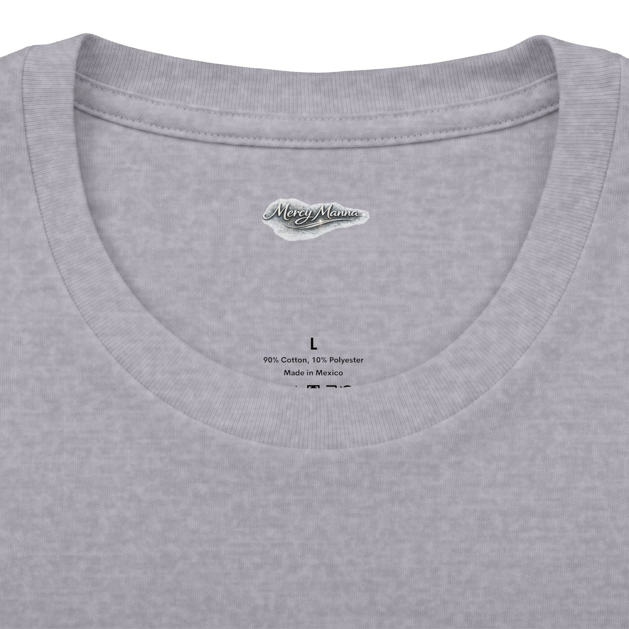 Not By Might Tee — Zechariah 4:6 Vintage Cloud Typography