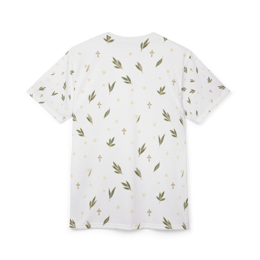The Lord Is My Shepherd Tee — Christian Faith Tree All-Over Print Shirt