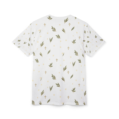 "The Lord Is My Shepherd" Tree All-Over Print Tee — Unisex Graphic T-Shirt