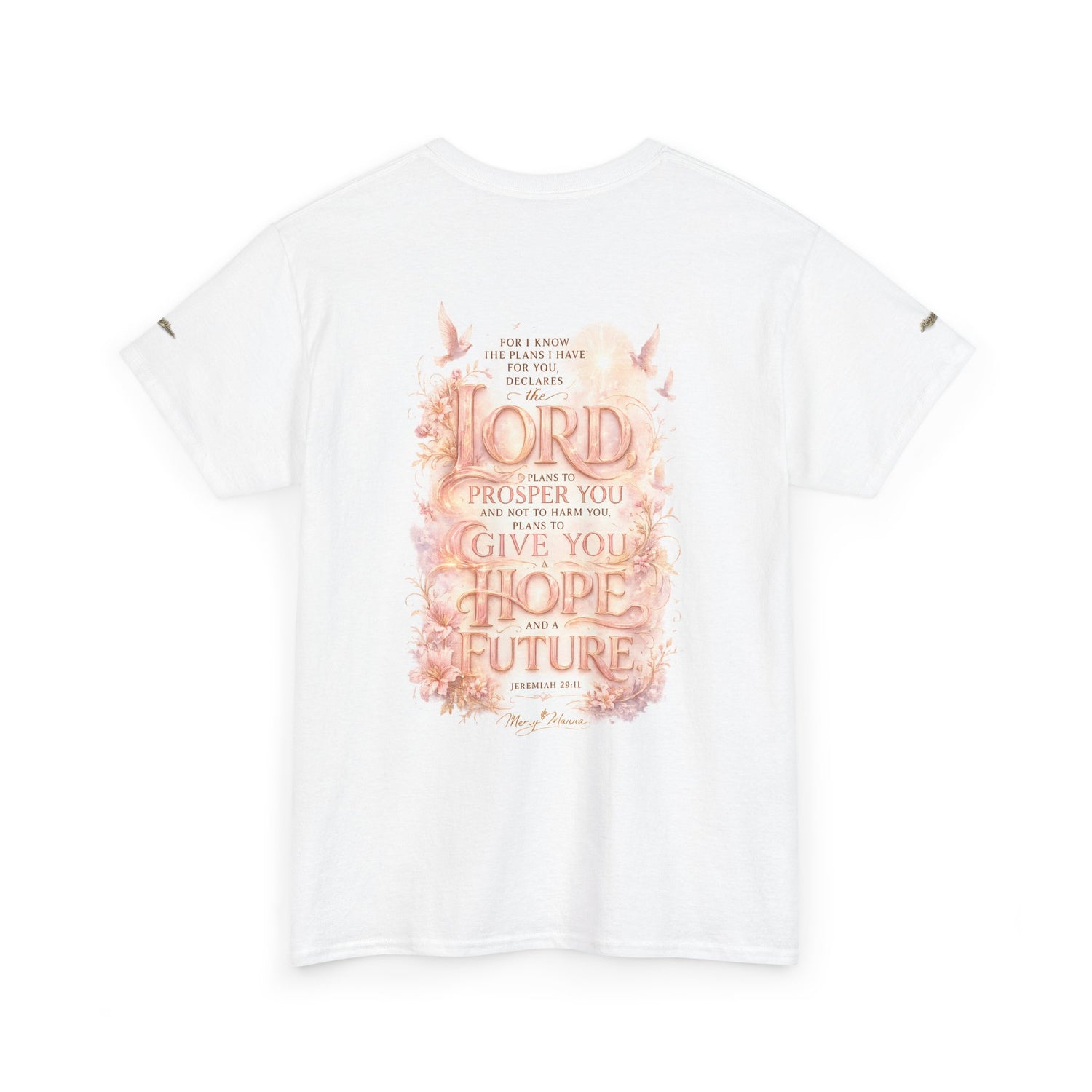 "Hope" Jeremiah 29:11 Graphic Tee — Unisex Cotton T-Shirt