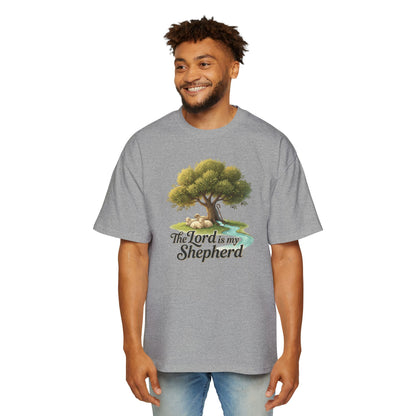 "The Lord Is My Shepherd" Oversized Graphic Tee — Men&