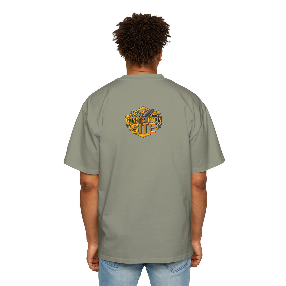 Construction Site Tee — "Coming Soon: Image of God" Graphic T-Shirt