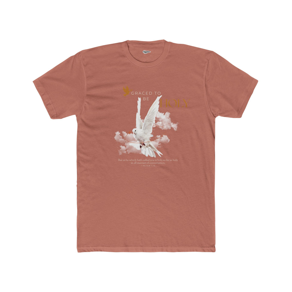 Holy Dove Minimalist Graphic Tee — Unisex Cotton T-Shirt