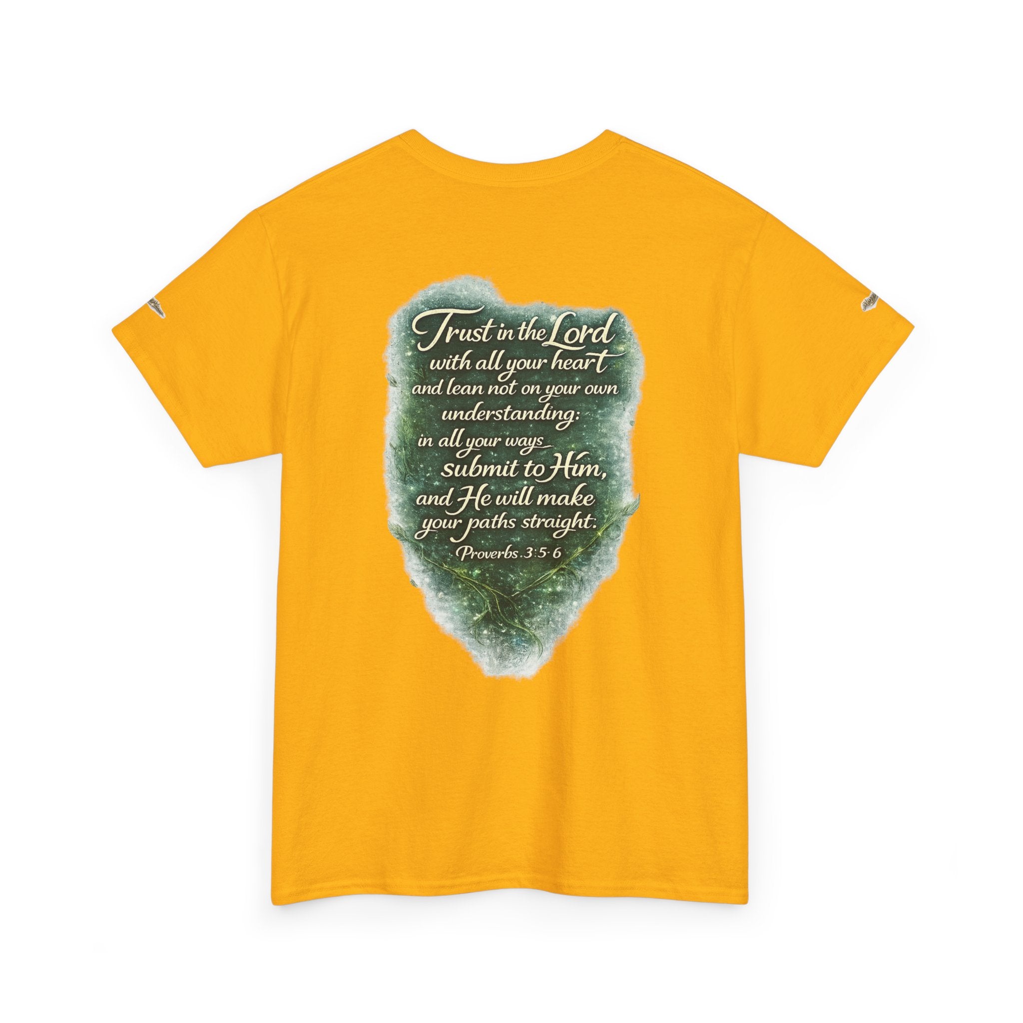 Christian Graphic Tee — "A Guarded Heart" Proverbs 3:5-6 Faith T-Shirt