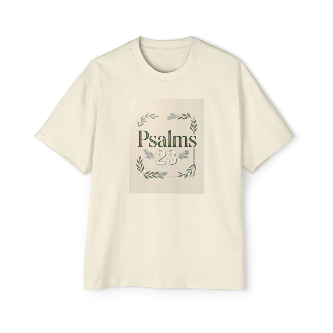 "Psalms 23" Oversized Graphic Tee — Men&