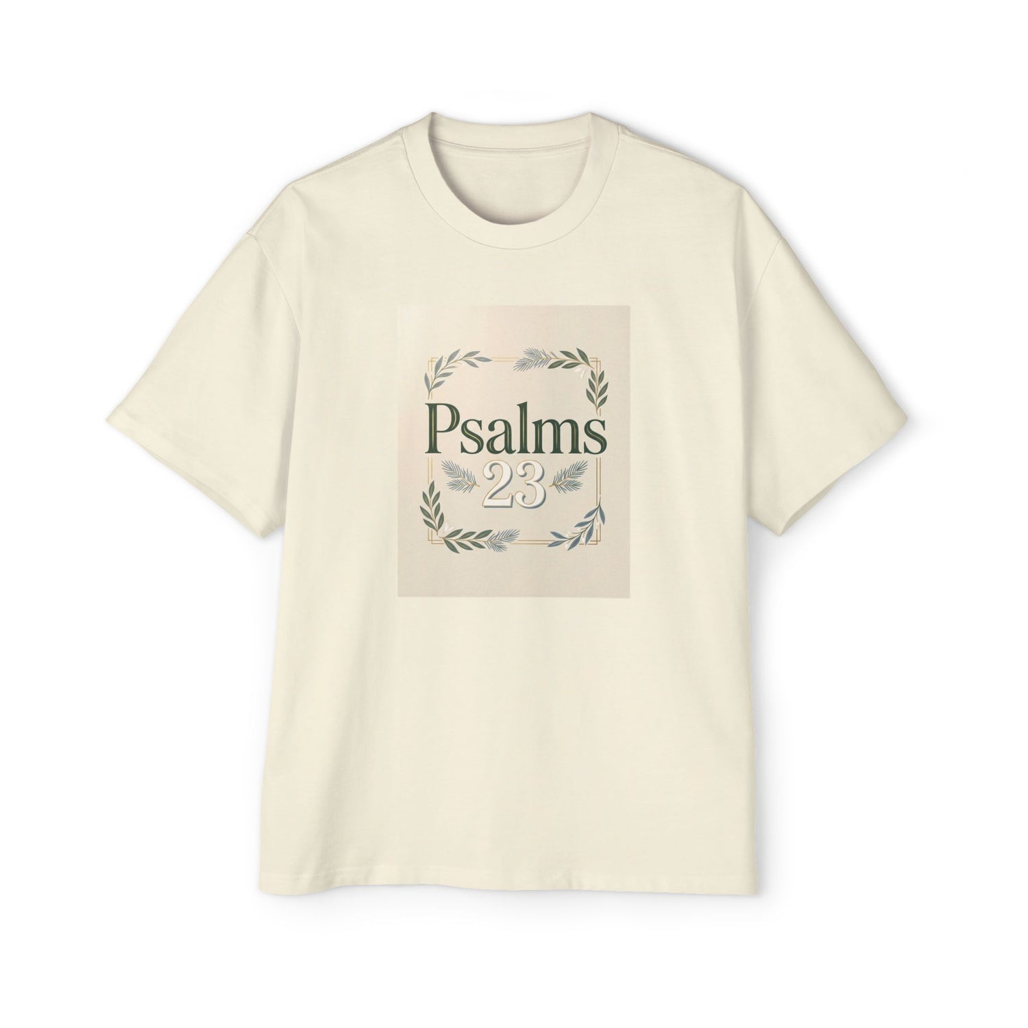 "Psalms 23" Oversized Graphic Tee — Men&