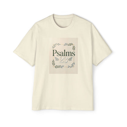 "Psalms 23" Oversized Graphic Tee — Men&