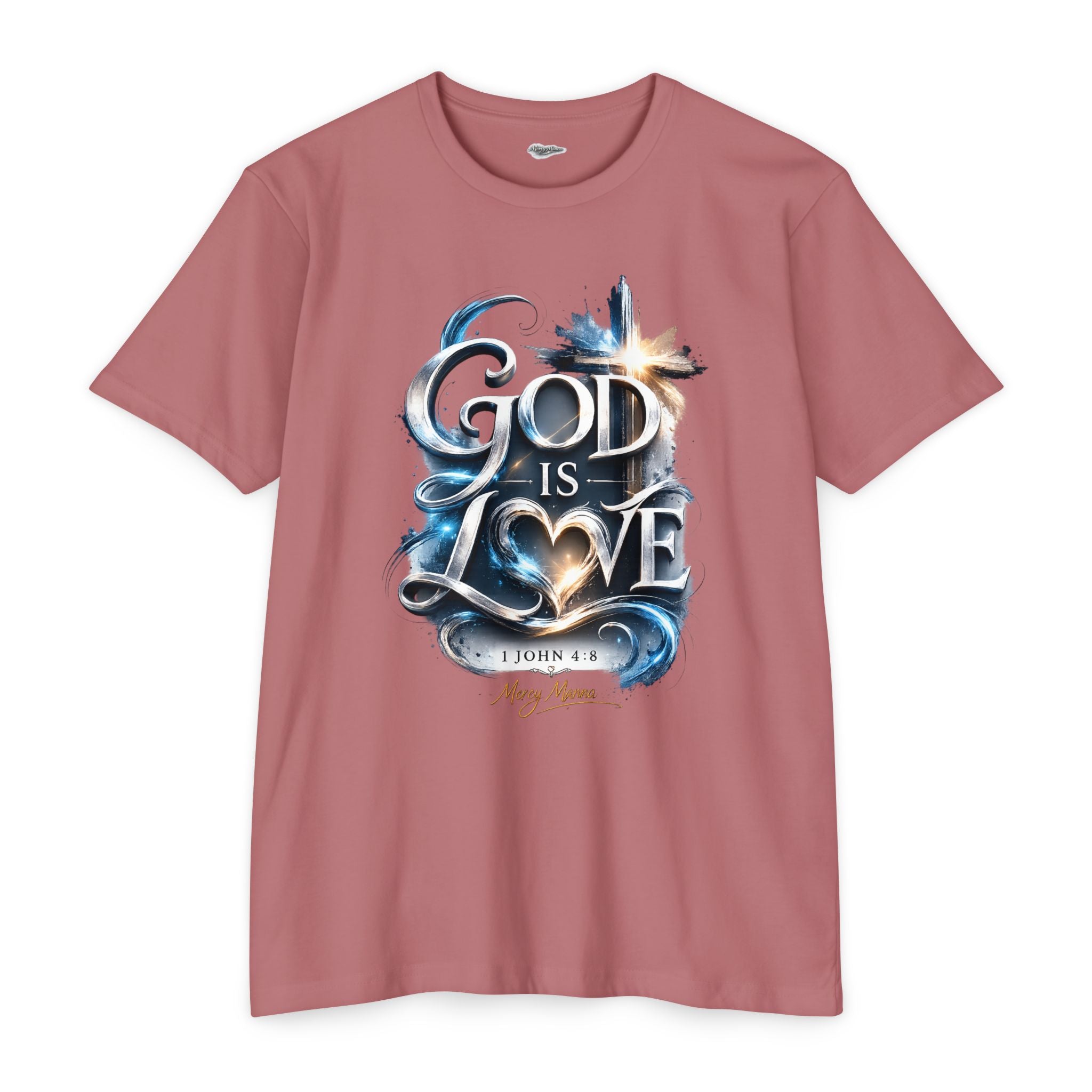 God Is Love T-Shirt — Christian Faith Tee (1 John 4:8)