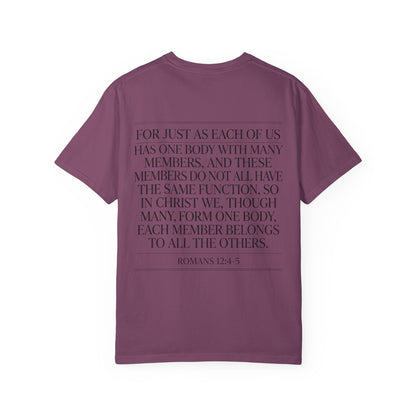 Mercy Manna One Body Many Parts Inspirational T-Shirt