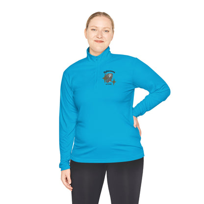 "Breastplate of Righteousness" Quarter-Zip Pullover — Unisex Graphic Sweatshirt
