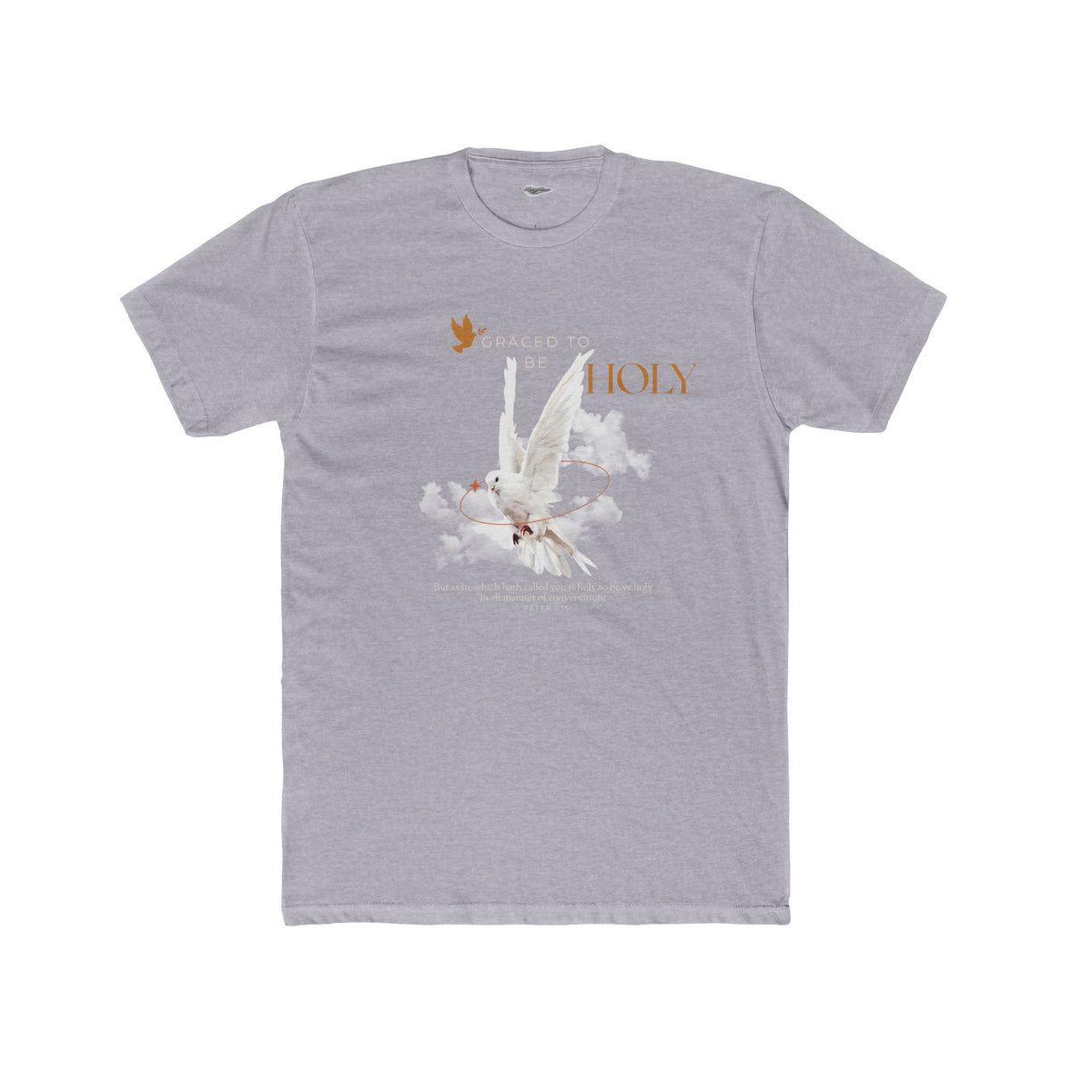 Holy Dove Minimalist Graphic Tee — Unisex Cotton T-Shirt