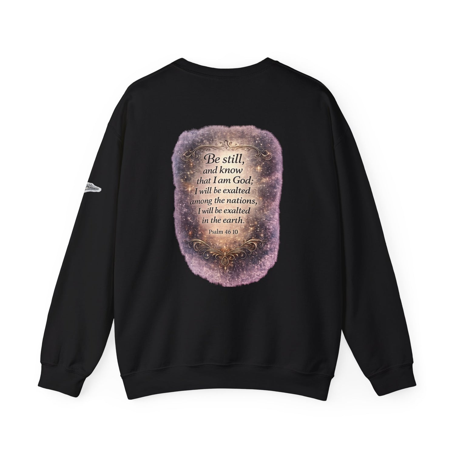 "Be Still" Graphic Crewneck Sweatshirt — Unisex Fleece Pullover