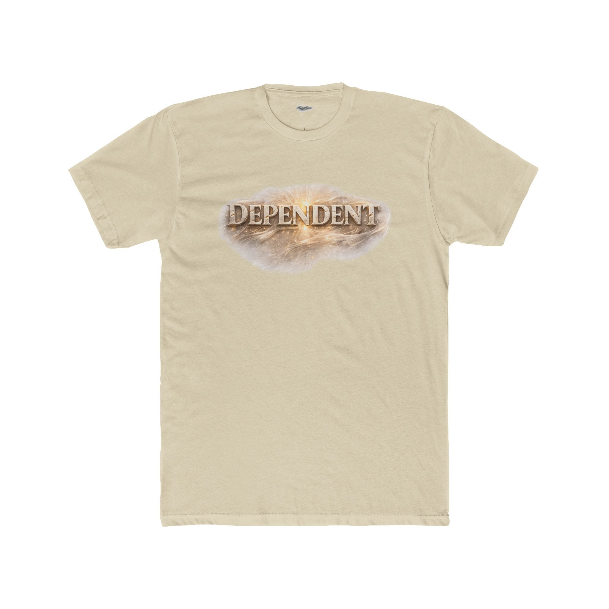Not By Might Tee — Zechariah 4:6 Vintage Cloud Typography