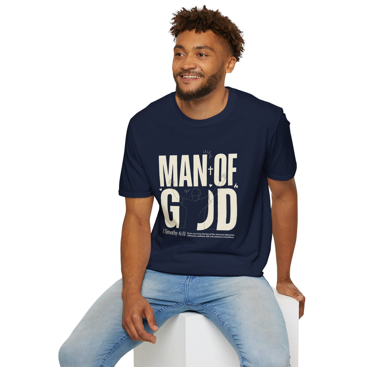 Man of God Graphic T-Shirt — Bold LOVE Tee
