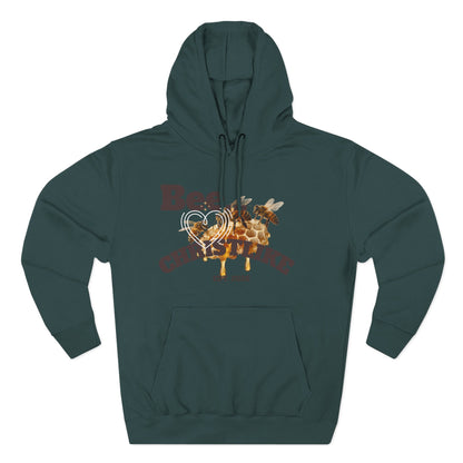 "Be Christlike" Honeybee Graphic Pullover Hoodie — Unisex Fleece Sweatshirt