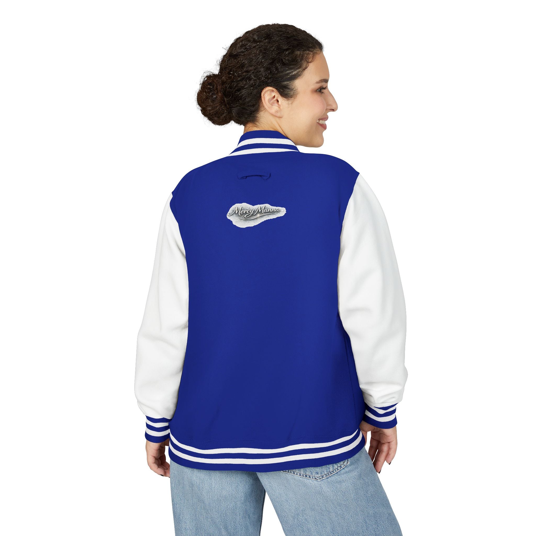 Christian Letterman Jacket — "I Am That I Am" Retro Faith Streetwear