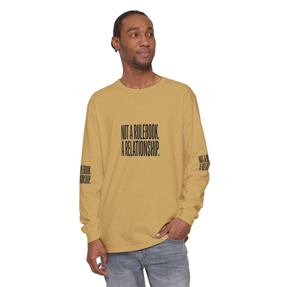 Mercy Manna Not a Rulebook a Relationship Long Sleeve T-Shirt