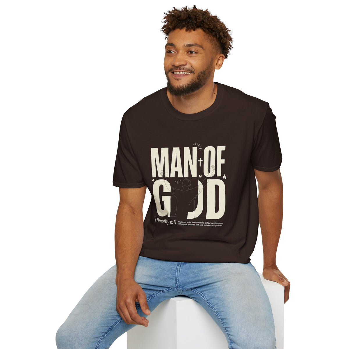 Man of God Graphic T-Shirt — Bold LOVE Tee