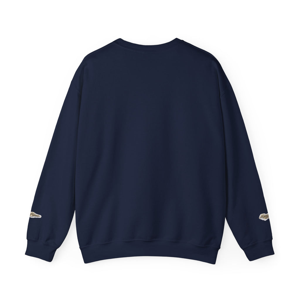 Christian Crewneck Sweatshirt — Amazing Grace Hallelujah Worship Graphic