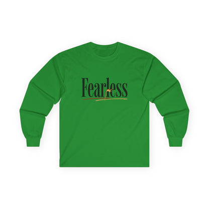 "Fearless" Freed From Fear Long Sleeve Graphic Tee — Unisex Cotton Shirt