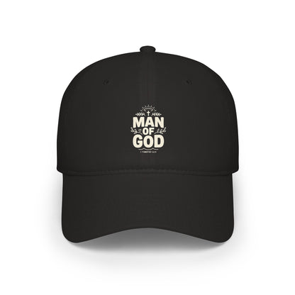 Man of God Low Profile Baseball Cap —  Baseball Hat
