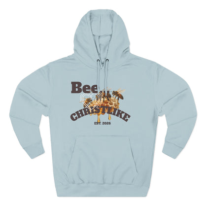 "Be Christlike" Honeybee Graphic Pullover Hoodie — Unisex Fleece Sweatshirt