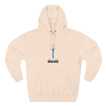 "Hebrews 4:12" Sword Graphic Pullover Hoodie — Unisex Fleece Sweatshirt